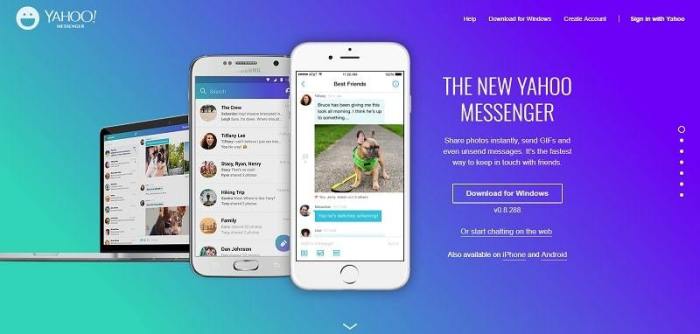 Yahoo messenger for android free download